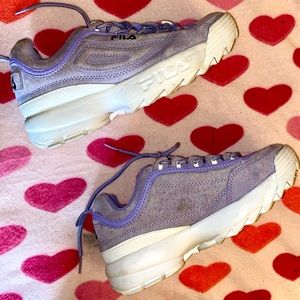 Purple fila women’s shoes